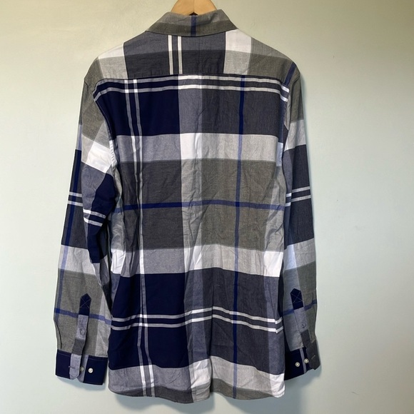 Barbour brothwell Navy and Gray Checkered Shirt - Picture 6 of 7